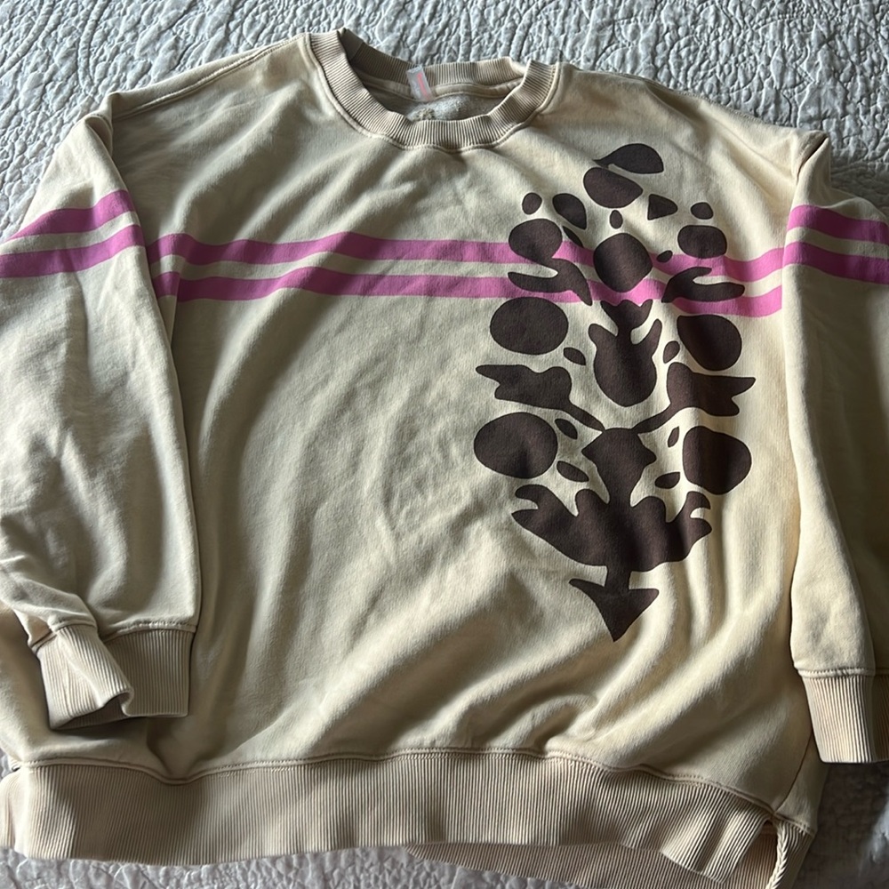 Free People logo sweatshirt size L